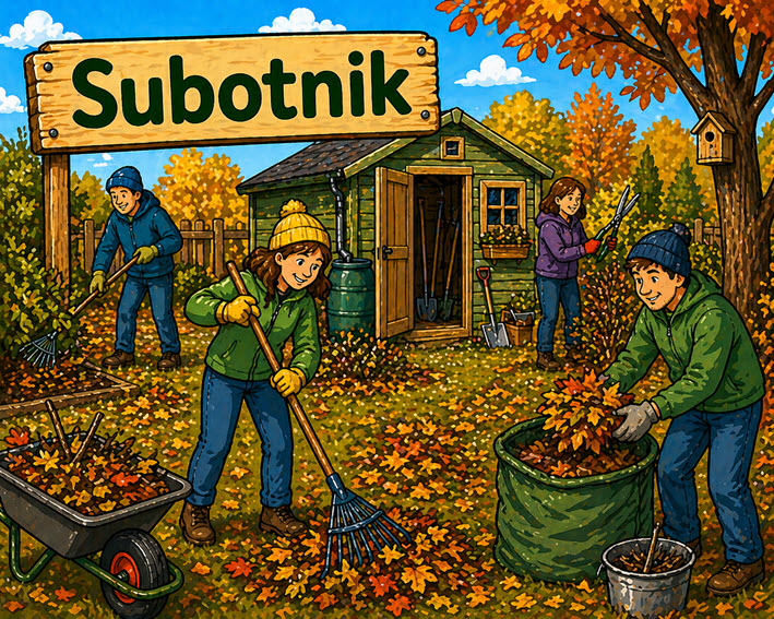 Mehr über den Artikel erfahren Herbstputz – „Subbotnik“