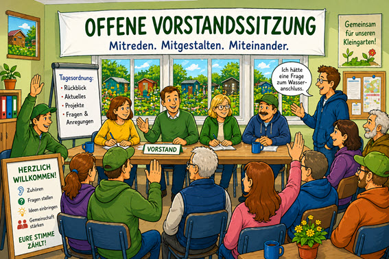 Mehr über den Artikel erfahren 2. offene Vorstandsitzung